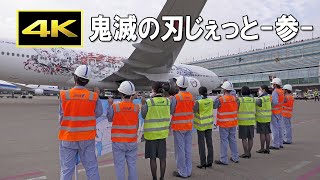 ANA「鬼滅の刃じぇっと -参-」国内線定期便で運航開始（2022年10月3日） / ANA \