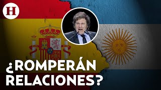 ¡Conflicto diplomático! España podría romper relaciones con Argentina tras comentarios de Milei