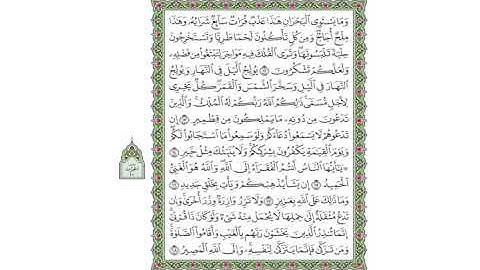 سورة فاطر من الآية (12) حتى الآية (18)