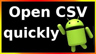 how to open csv file in android phone | redhat dubey | Hindi screenshot 4
