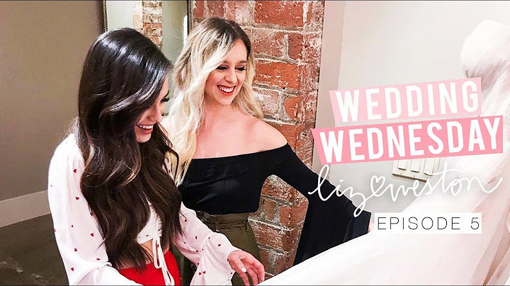 SAYING YES TO THE DRESS!! | Wedding Wednesday - Episode 5 | MeganandLiz