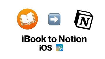 Export iBook Highlights to Notion — iOS 16.1