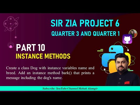 instance methods in python barking dog example | giaic quarter 3