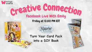 Creative Connection - Turn Your Card Pack into a DIY Book