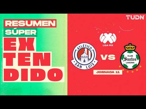 RESUMEN SÚPER EXTENDIDO HIGHLIGHTS - Atlético San Luis vs Santos | Liga MX - Jornada 7 Apertura 2026