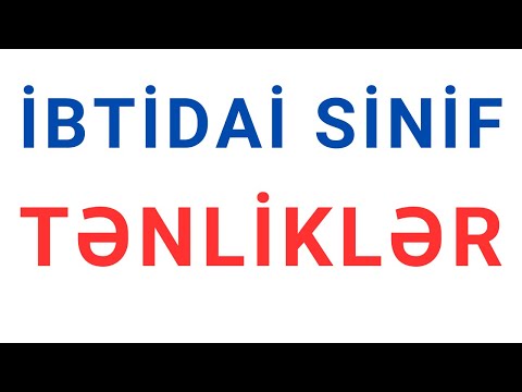 Tənliklər (izah + model suallar)