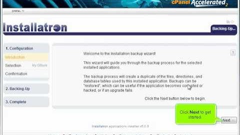 Hoe maak ik een back-up in Installatron