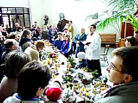 Święcenie koszyczków/ Blessing baskets with food