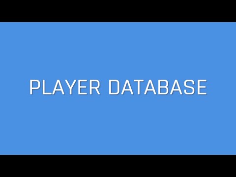 Player Database Set Up