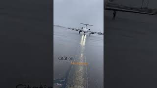 Citation Mustang Marshalling in the Rain
