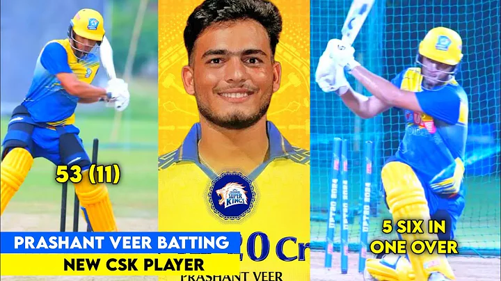 Prashant Veer Batting Video | Prashant Veer CSK Batting | Prashant Veer Bowling Video