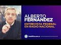 Entrevista Federal con Alberto Fernández en Radio Nacional