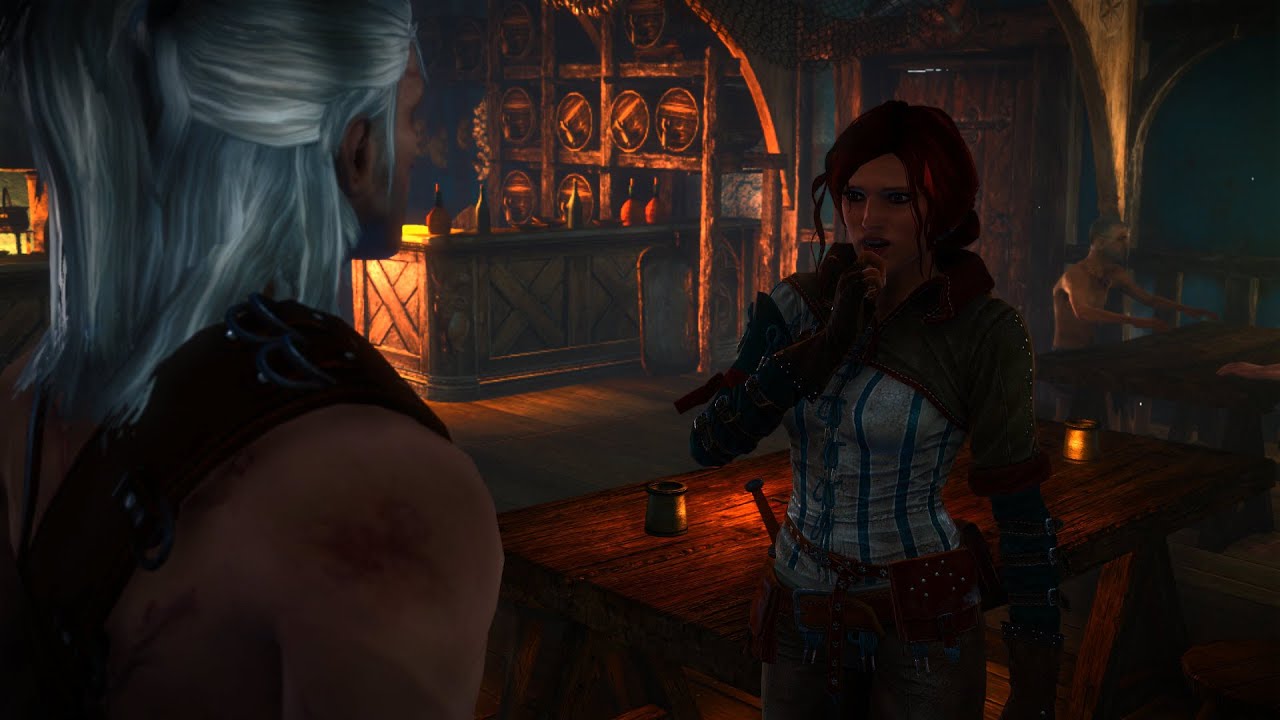 Triss Screenshots The Witcher The Witcher Triss Rose, Flirty