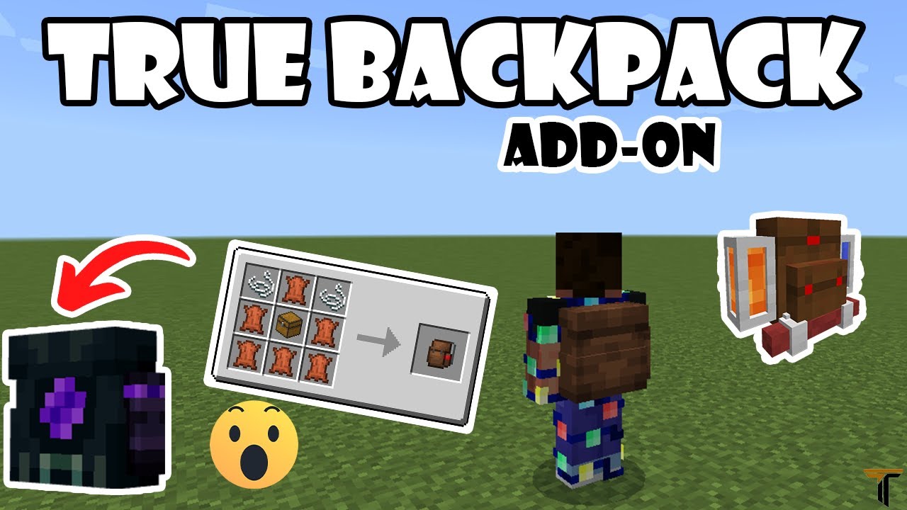 True BackPack AddOn Minecraft PE! YouTube