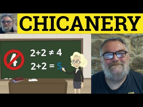 Video: Apakah arti dari kata chicanery?