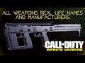 Call of Duty Infinite Warfare - All Weapons Real Life Names and Manufacturers