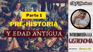 Historia de la Gastronomía en la Edad Antigua. Parte1 | Curso de Cocina Profesional | Nivel1-02
