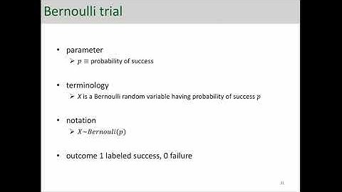 Bernoulli Random Variable