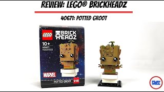 Review (In English):LEGO Brickheadz 40671: Potted Groot