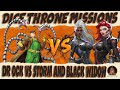 Marvel Dice Throne Solo Battle – Storm &amp; Black Widow vs Doctor Octopus