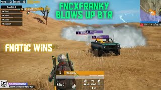 FNCxFranky Blows Up BTR | FNATIC WINS | TS uHigh What an Amazing Talent. screenshot 4