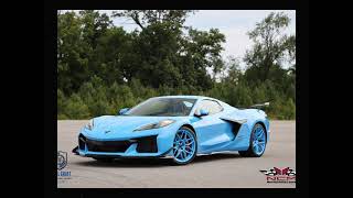 Rapid Blue C8 With Custom Wheel Craft Z06 Rims Museum Delivery Wheel Exchange Experience