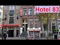 Hotel 83 in Amsterdam's Red Light District (actual video & review)