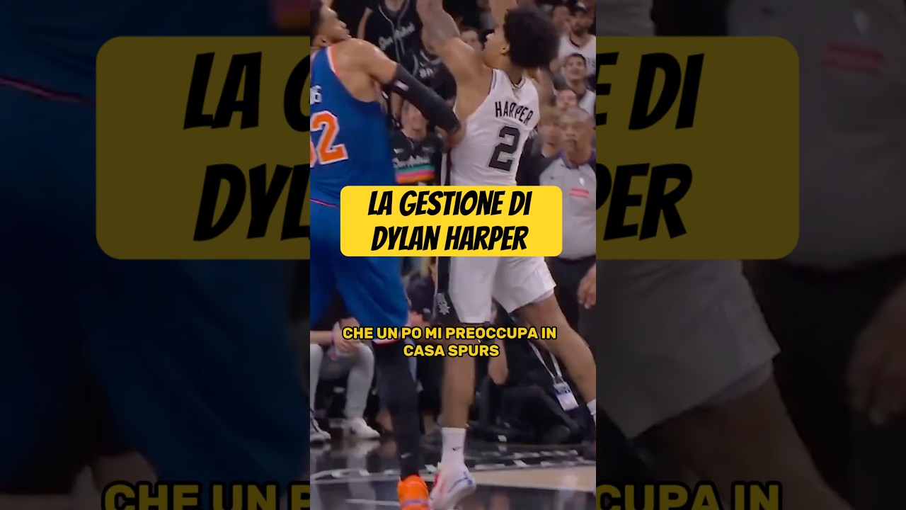 La gestione di Dylan Harper può diventare un problema per gli Spurs? #nba #nbaita