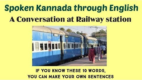 Spoken Kannada through English