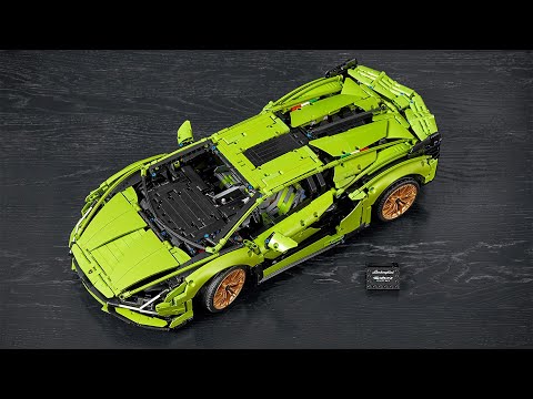 How The LEGO Technic Lamborghini Sián FKP 37 was recreated