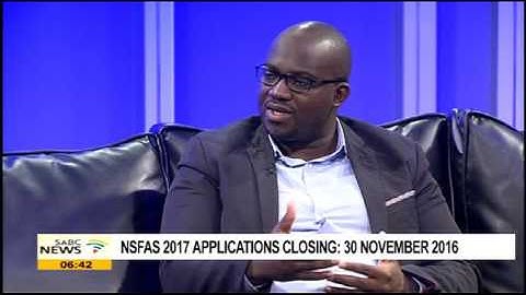 NSFAS applications for 2017 still open