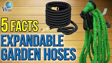 How do you connect two expandable hoses together?