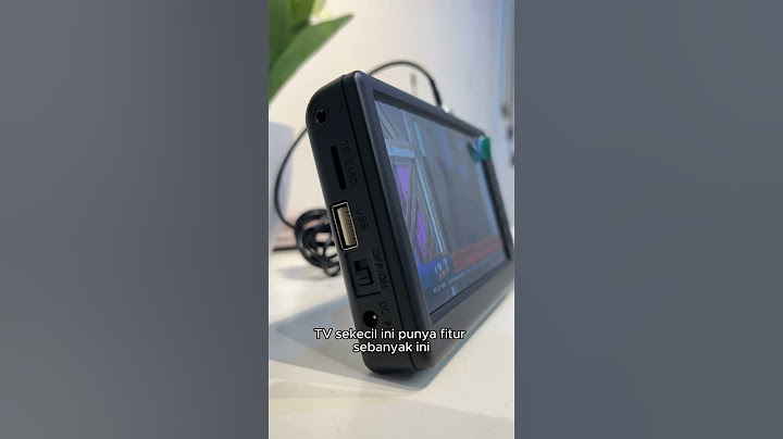 Emang ada TV segede HP? Ada dong!