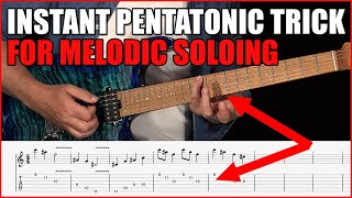 Crazy idea makes you play melodic instantly