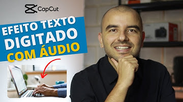 EFEITO TEXTO DIGITANDO COM SOM. Como fazer a animação de texto digitando no CAPCUT. Som de teclado