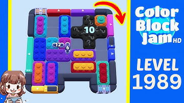 Color Block Jam Level 1101 (1989) Solution Walkthrough