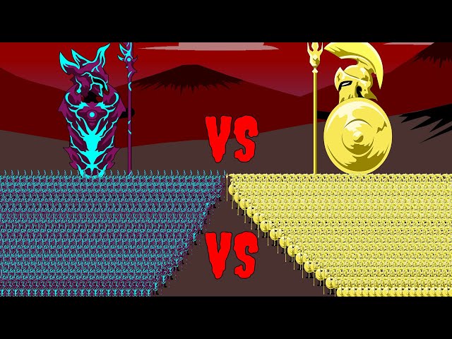 9999 SPARTAN VAMP VS 9999 SPEARTON GOLDEN WHO WIN? | STICK WAR LEGACY - KASUBUKTQ class=