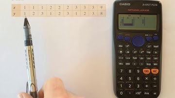 Correlation Coefficient on Casio fx-83GT PlUS