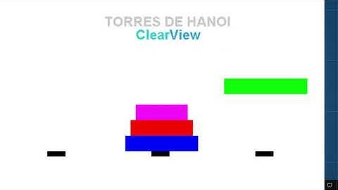 Torre de Hanoi - Representación de solución