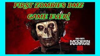 DMZ ZOMBIES CALL OF DUTY MW3! FIRST GAME EVER LETS GOOO!!!!