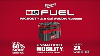 M18 FUEL PACKOUT 2.5 Gallon Wet/Dry Vacuum