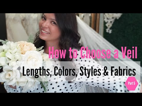 How to Choose a Wedding Veil?  Color, Length, Style & Trims