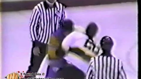 Nov 6, 1988 Darwin MacPherson vs Cam Brown Saskato...