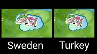 Disney Channel Now Bumper Comparison The Fairly Oddparents Sweden And Turkey