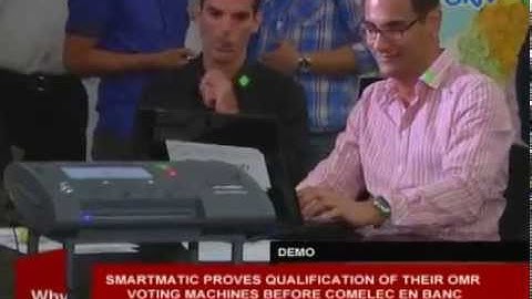 Smartmatic proves qualification of their OMR voting machines