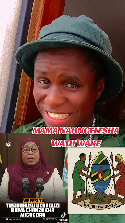 wakenya ebu musikie mama samia suluhu hassan  ati pia anatoa utuba