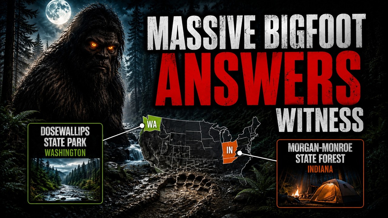 MASSIVE BIGFOOT ANSWERS WITNESS AT DOSEWALLIPS STATE PARK | Bigfoot Society 1155
