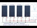 Connecting Solar Panels In Parallel Connection