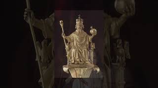 The Sceptre of Charlemagne & the medieval French Crown Jewels. #crownjewels #medieval #frenchhistory