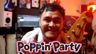 Poppin'Party Poppin' Shuffle ( Bass Cover )